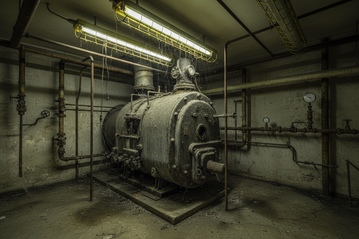 PAC collective copropriété Paris 15e - Avant / Après - Avant