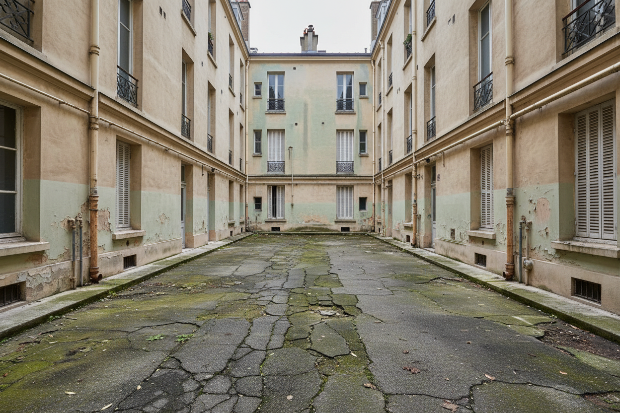 PAC collective résidence Boulogne-Billancourt - Avant / Après - Avant